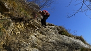 64 gli ultimi spezzoni di catene  prima della Bocchetta di Moregge